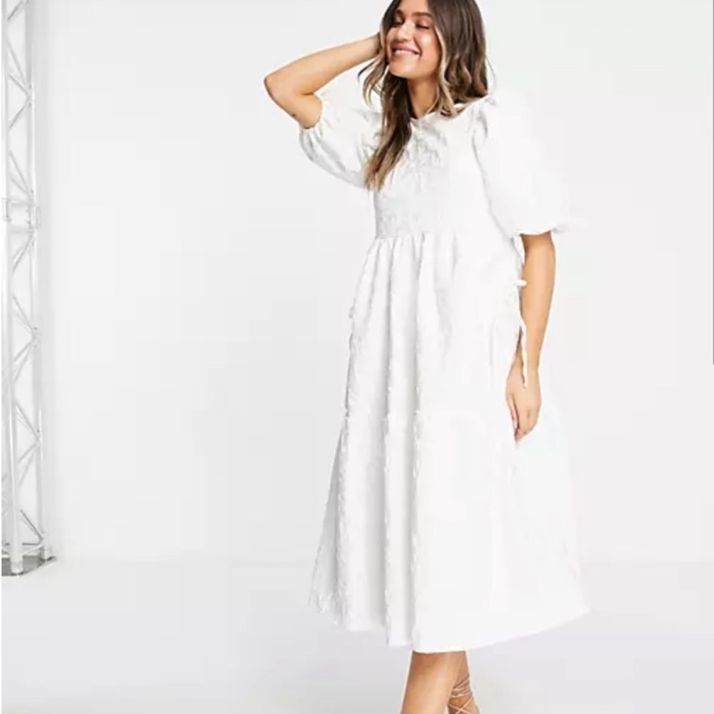 🤍🤍ASOS Textured White Dress🤍🤍